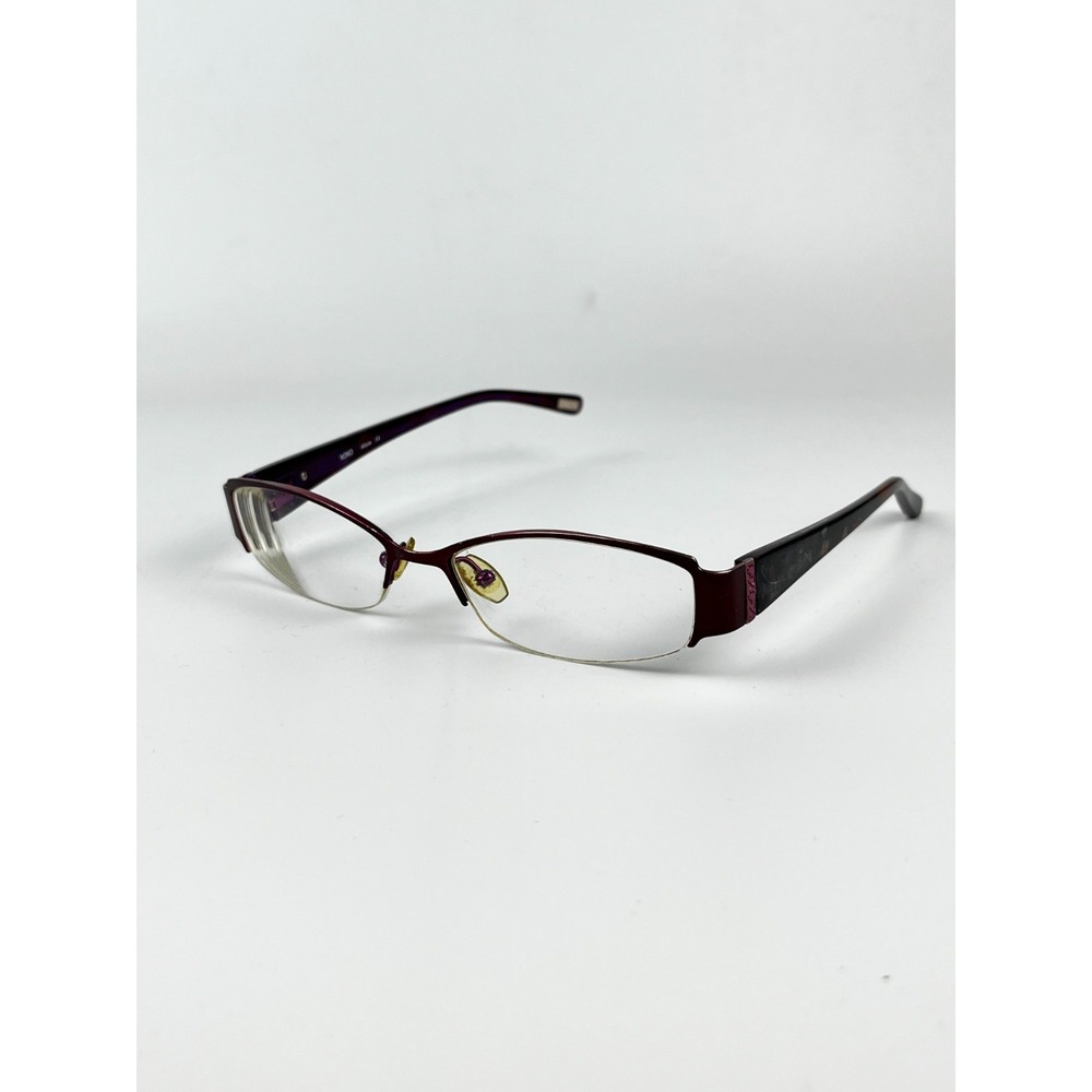 XOXO Allure BRTP Women's Eyeglasses Frame Purple Plastic Half Rim 53-16-135 mm